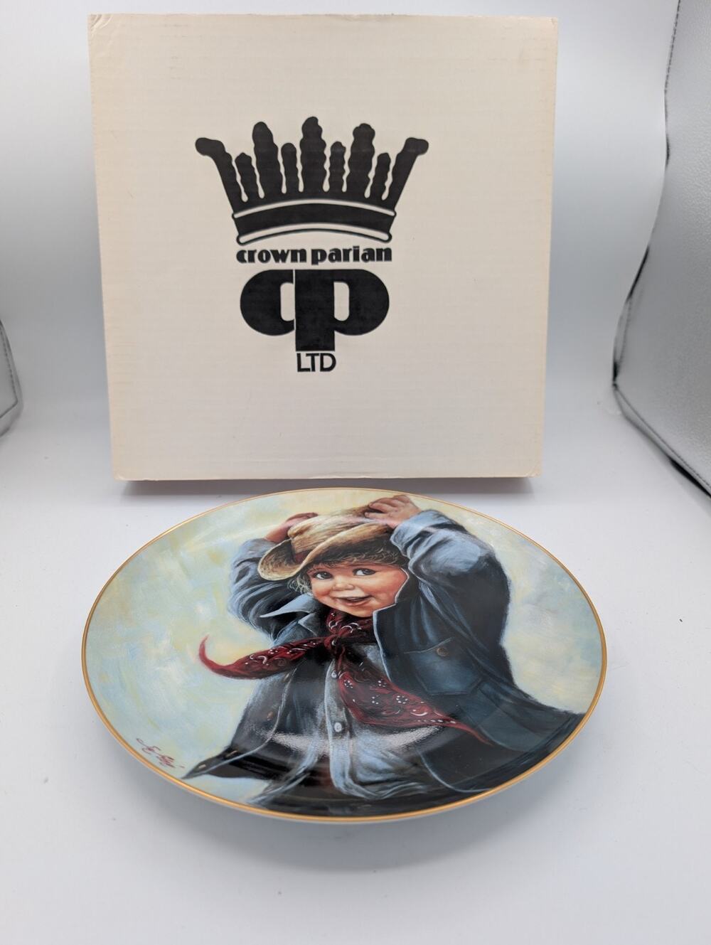 "Jed" Plate By Sue Etem VTG MIB